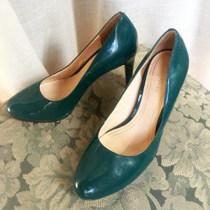 Cole Haan Nike Air dark green heels